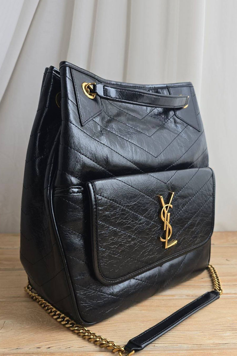 Yves Saint Laurent Кожаная сумка Niki 28x28 см