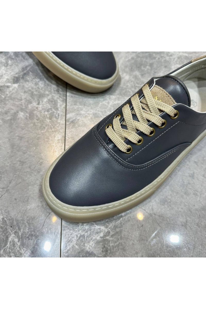 Brunеllо Сuсinеlli Кожаные кеды Sail low-top - Grey
