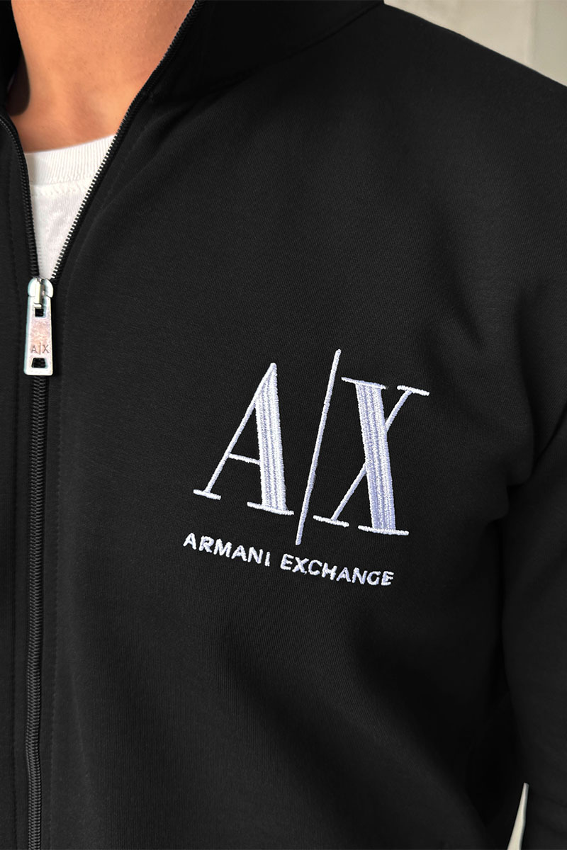 Emporio Armani EA7 Спортивный костюм logo-embroidered - Black