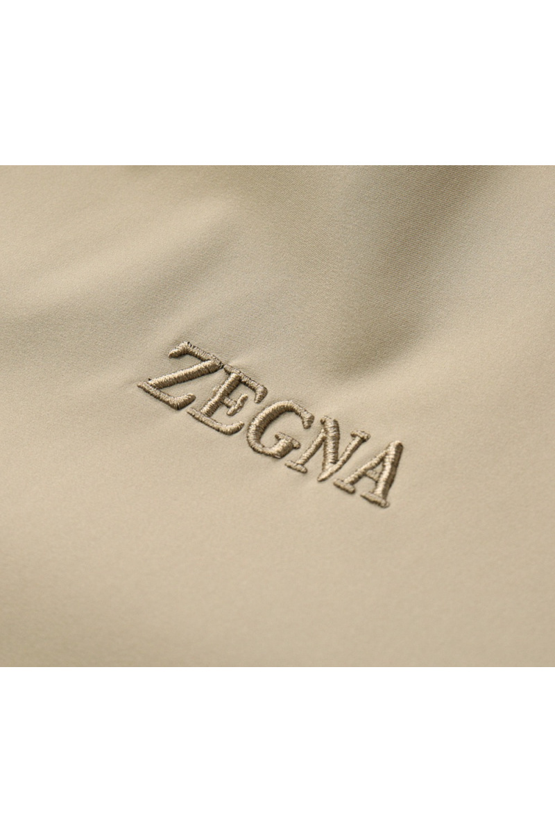 Zegna Мужская бежевая ветровка 