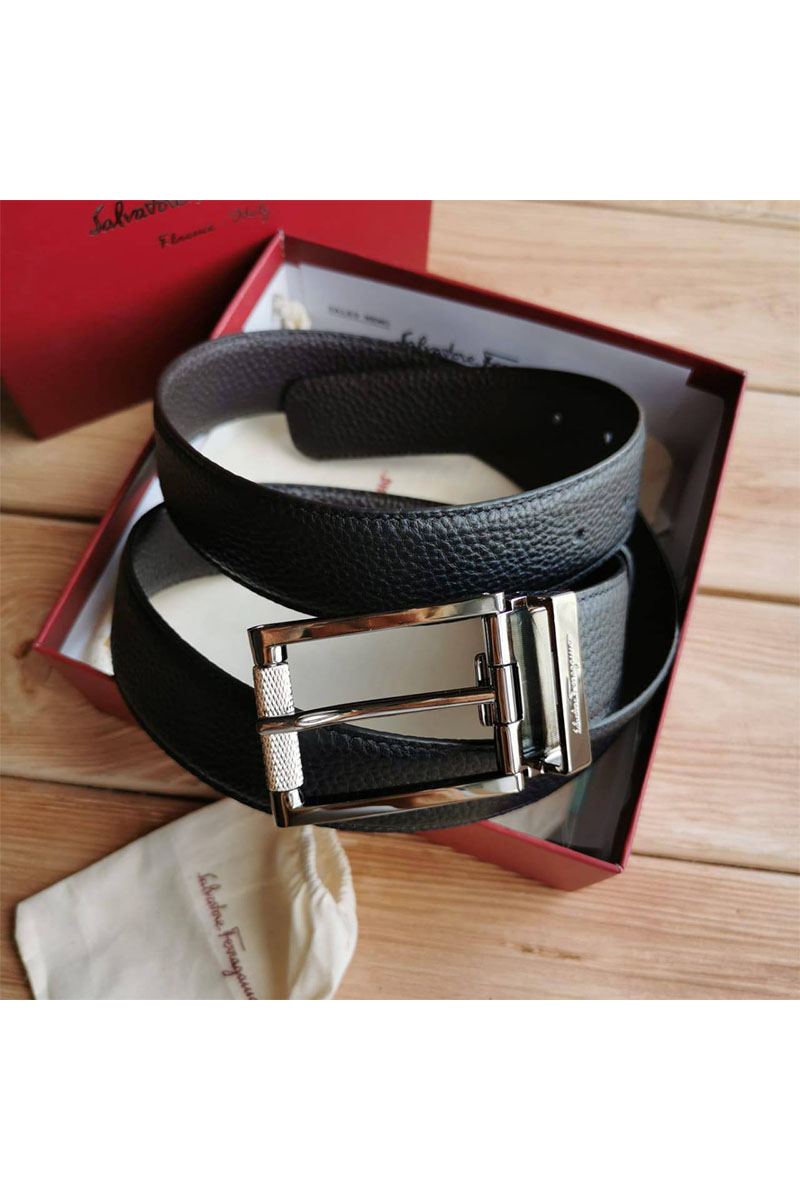 Salvatore Ferragamo Кожаный ремень (ширина 4 см, длина 100 / 105 см)