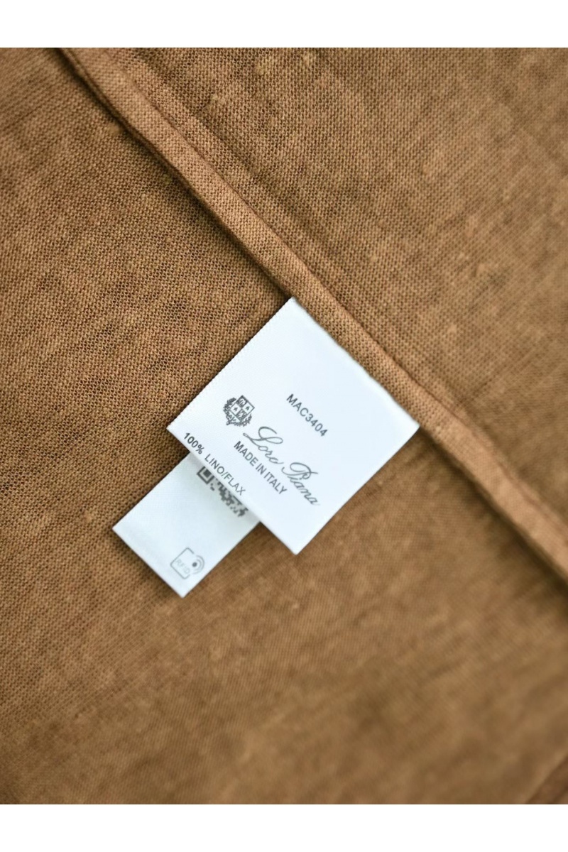 Loro Piana Мужское коричневое поло premium