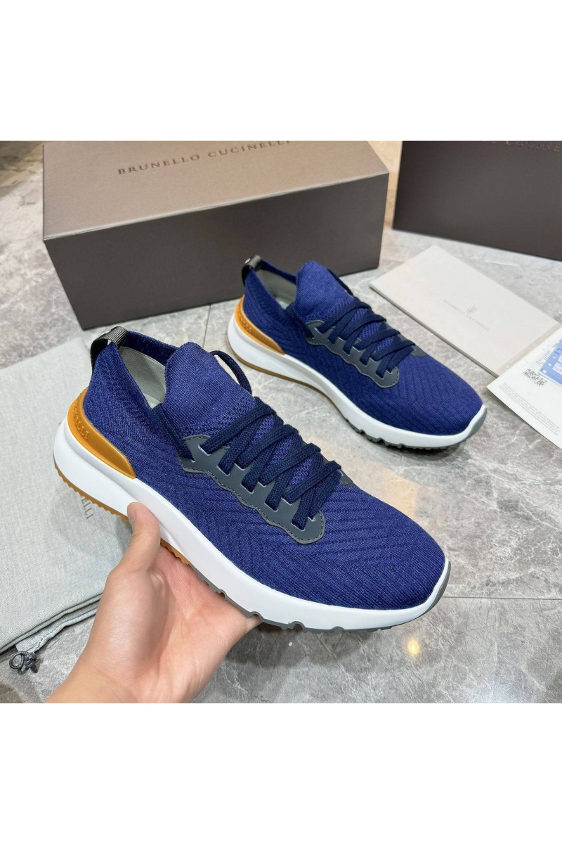 Brunеllо Сuсinеlli Мужские кроссовки knitted - Blue
