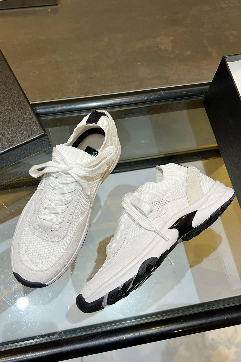 Chаnеl Женские кроссовки Premium - White