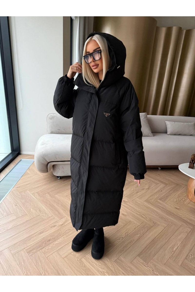 Prada Женская пуховая куртка Premium - Black