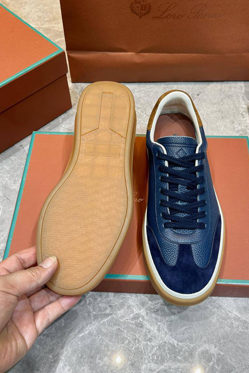 Loro Piana Мужские кроссовки Tennis Walk - Navy