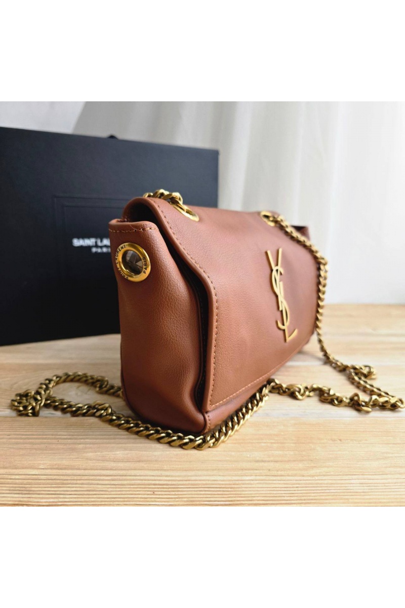Yves Saint Laurent Кожаная сумка Kate 25x14 см
