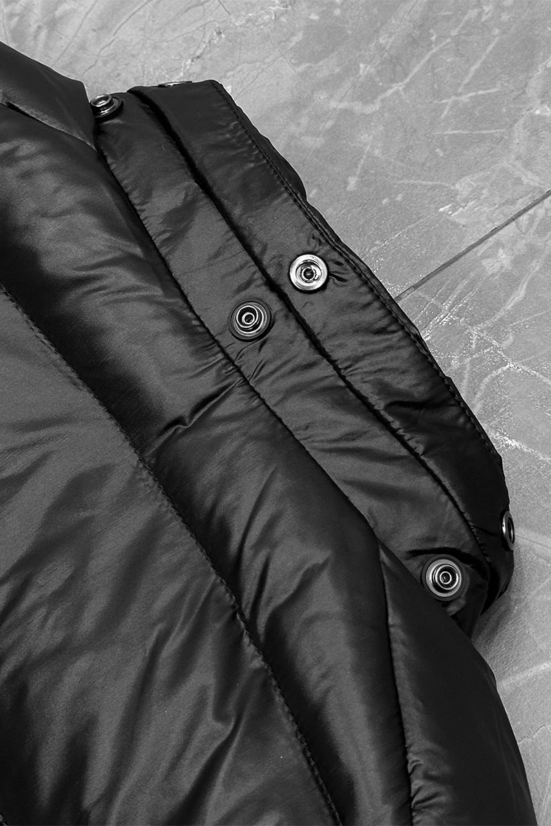 Moncler Мужской жилет logo-patch - Black 