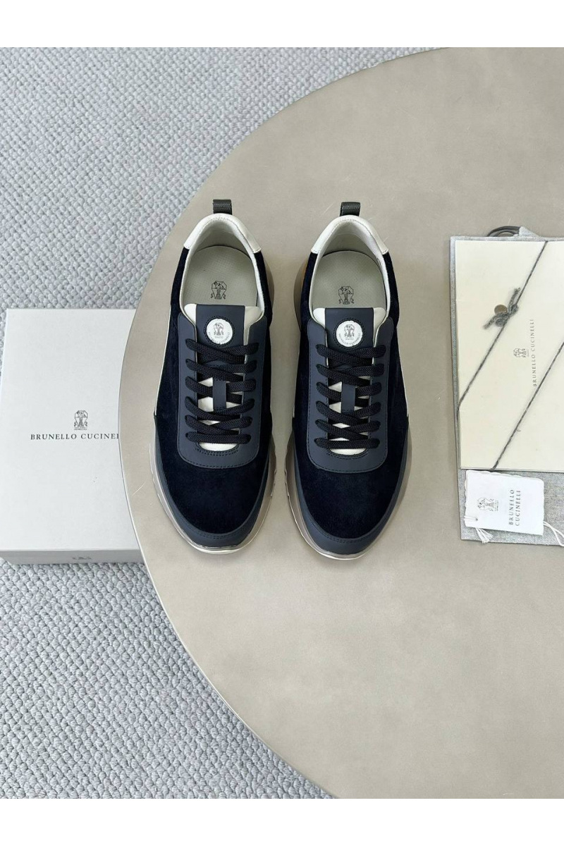 Brunеllо Сuсinеlli Замшевые кроссовки Premium - Black
