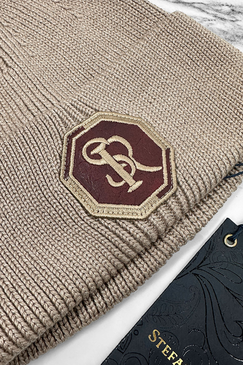 Stеfаnо Riссi Шапка logo-embroidered - Beige