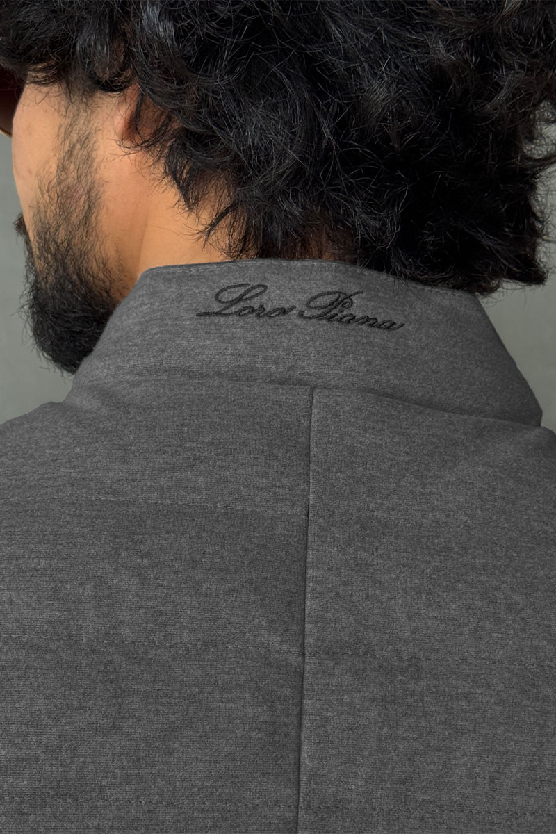 Loro Piana Мужской серый жилет 