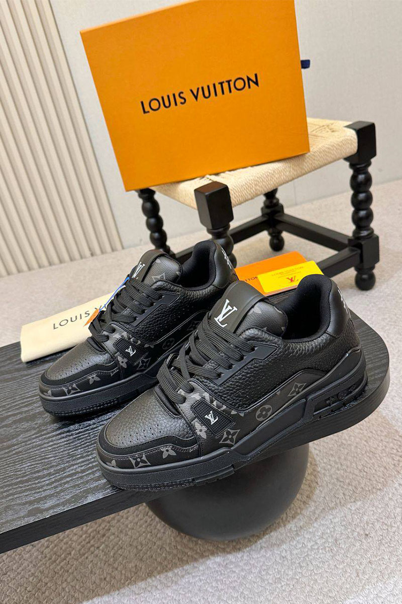 Lоuis Vuittоn Мужские кроссовки Trainer - Black