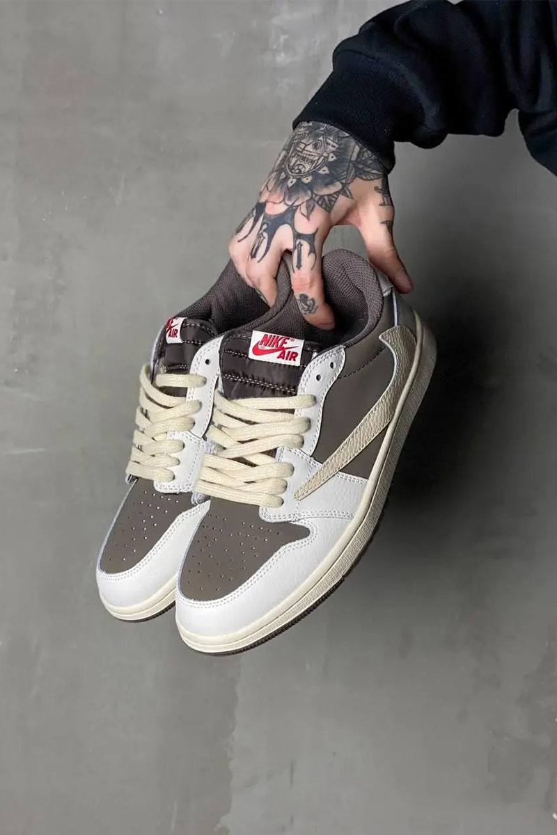 Nike Кроссовки Travis Scott x AJ1 Low "Reverse Mocha"