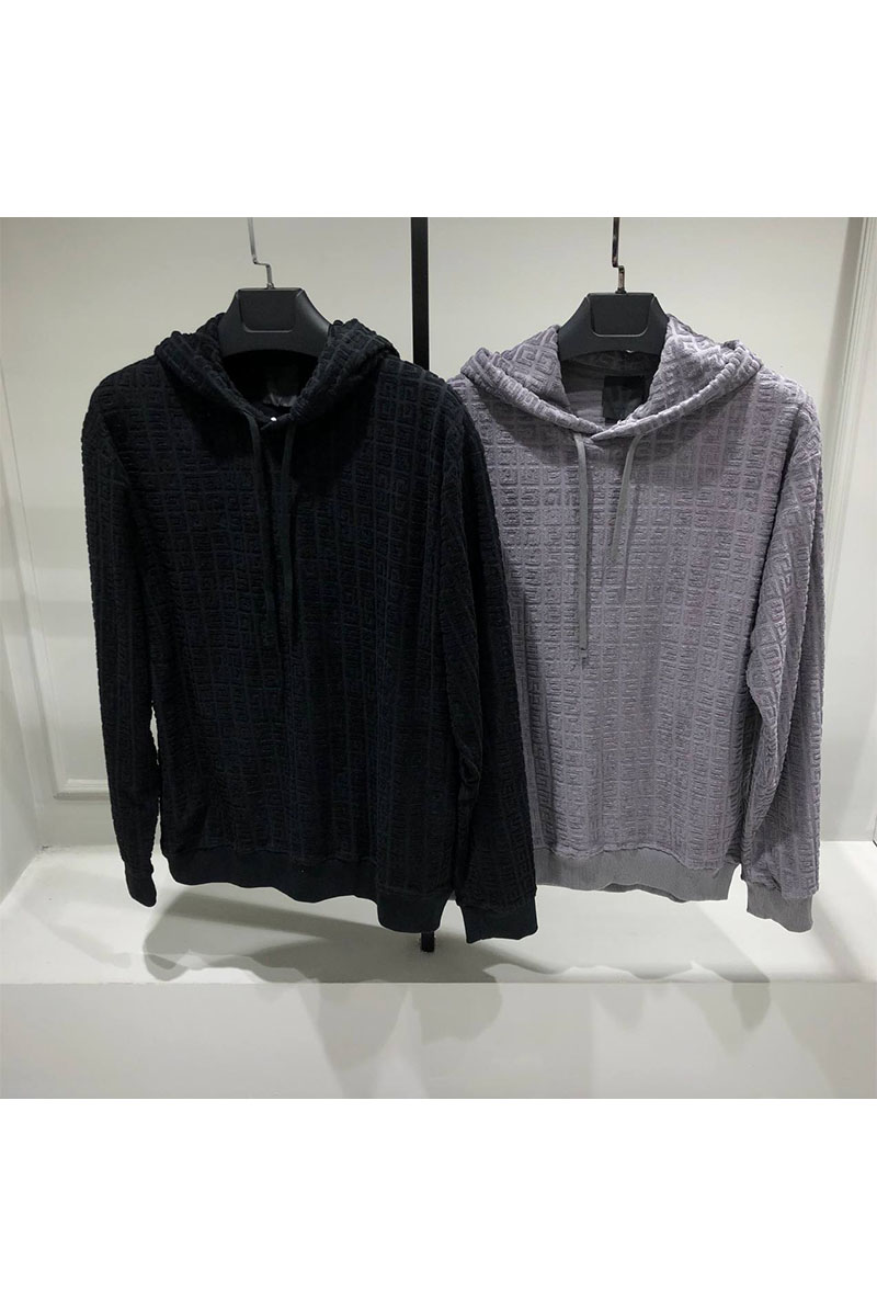 Givenchy Чёрное худи 4G jacquard 