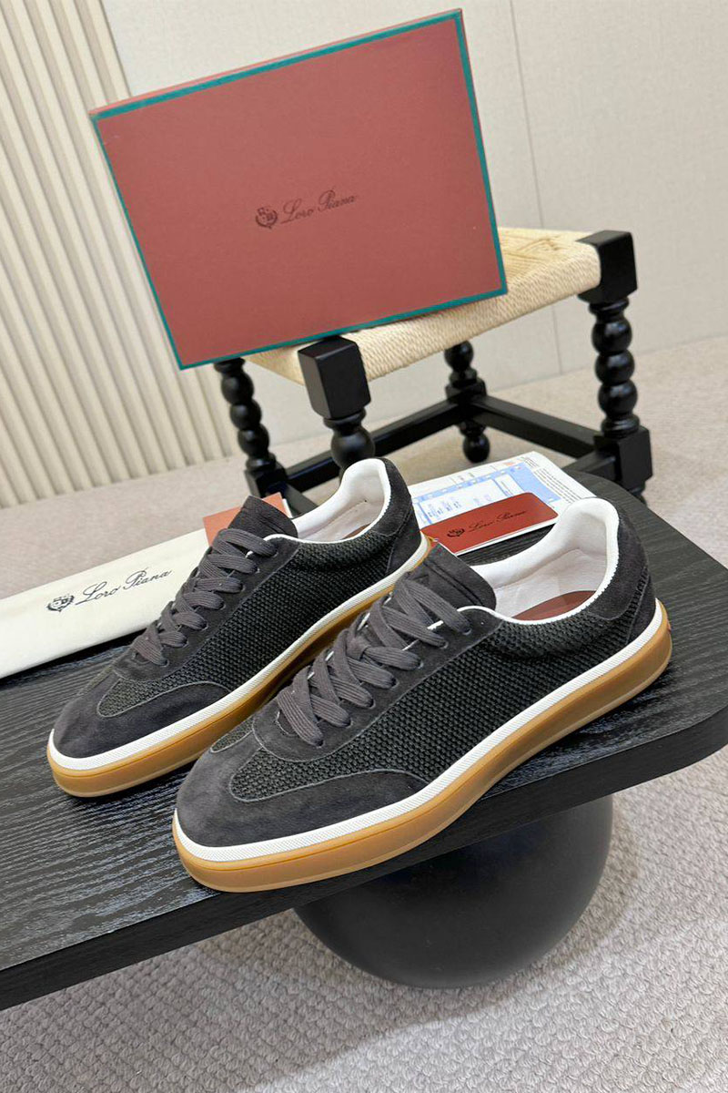 Loro Piana Мужские кроссовки Tennis Walk - Grey