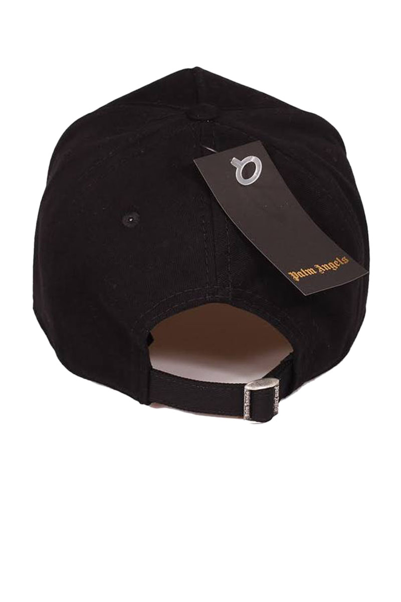 Palm Angels Чёрная бейсболка Los-Angeles Sprayed