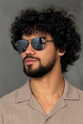 Брендовые солнцезащитные очки-авиаторы