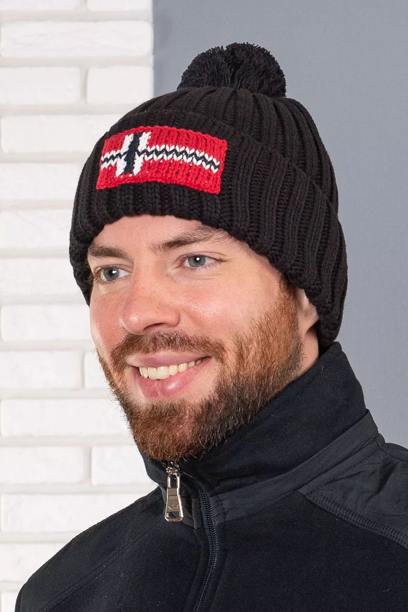 Napapijri Шапка чёрного цвета Semiury 