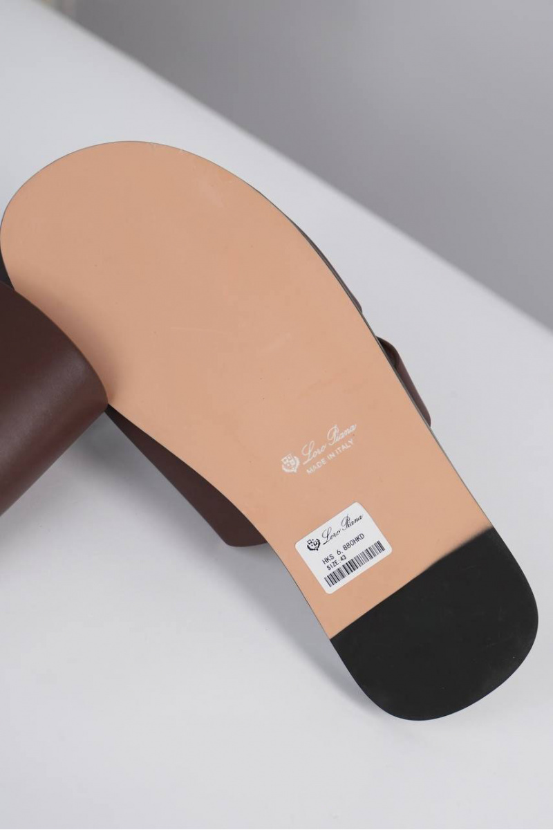 Loro Piana Мужские шлёпанцы Pilat Plain Walk