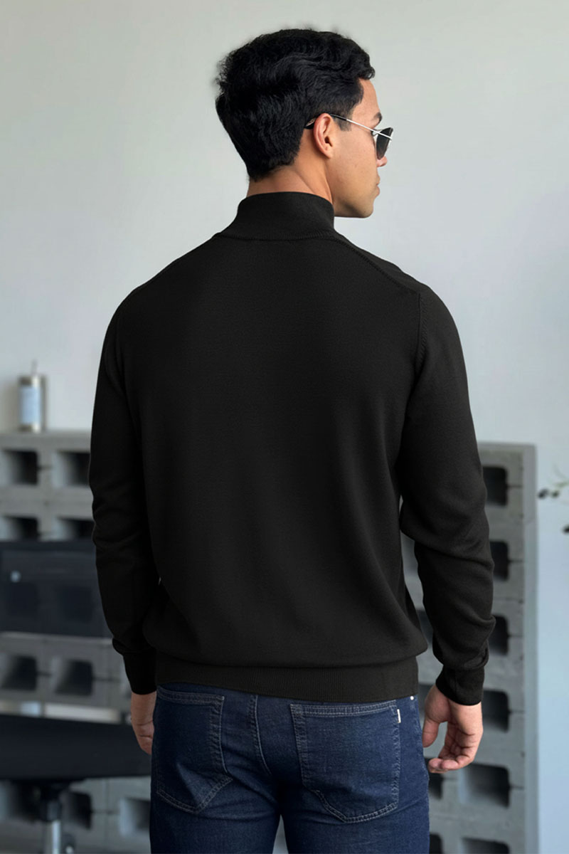 Tommy Hilfiger Кофта чёрного цвета quarter-zip