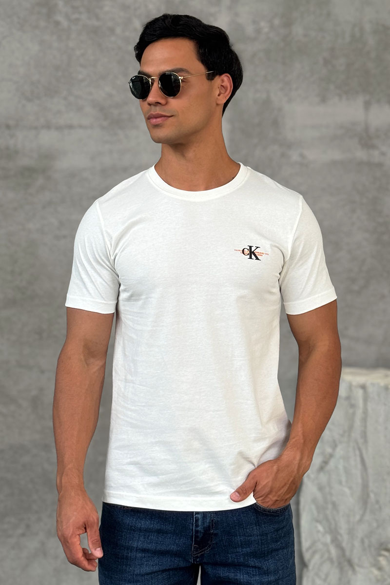 Calvin Klein Мужская белая футболка Urban Graphic