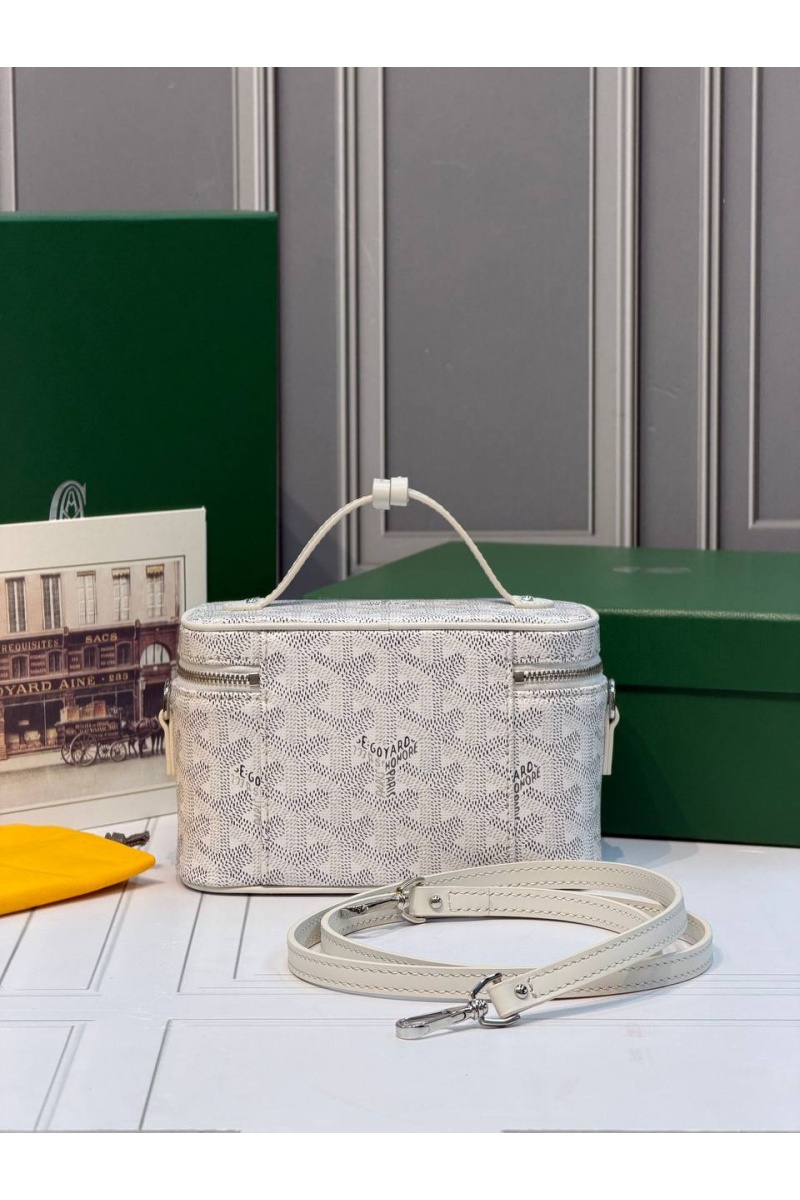 Designer Clothing Кожаная сумка Goyard Muse Mini Vanity ​premium 16,5x10,5x8 см
