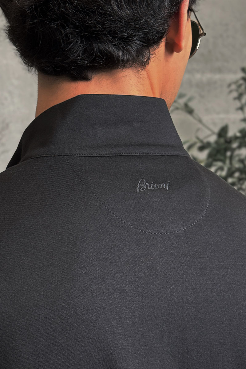 Brioni Чёрный спортивный костюм B-еmbroidery