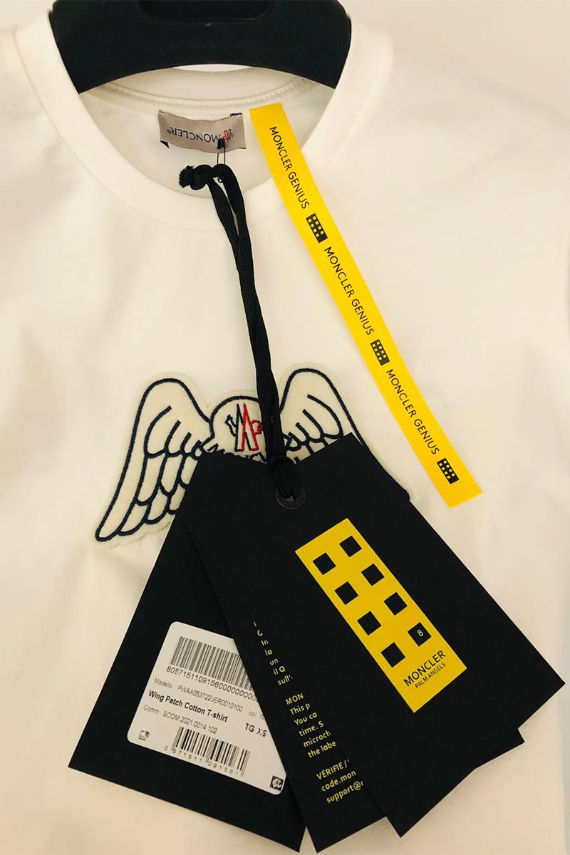 Moncler Женская оверсайз футболка 8 Palm Angels - Black