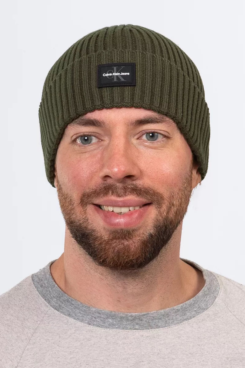 Calvin Klein Шапка logo-badge - Khaki