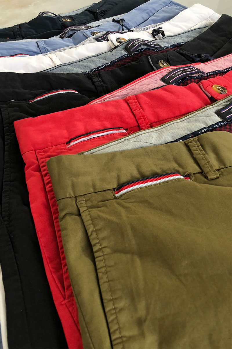 Tommy Hilfiger Мужские тёмно-зелёные шорты