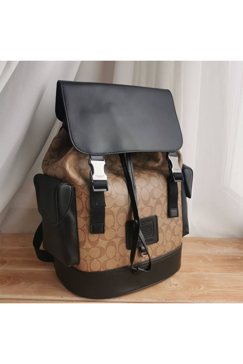Coach Кожаный рюкзак Coach Rivington 40x30 см
