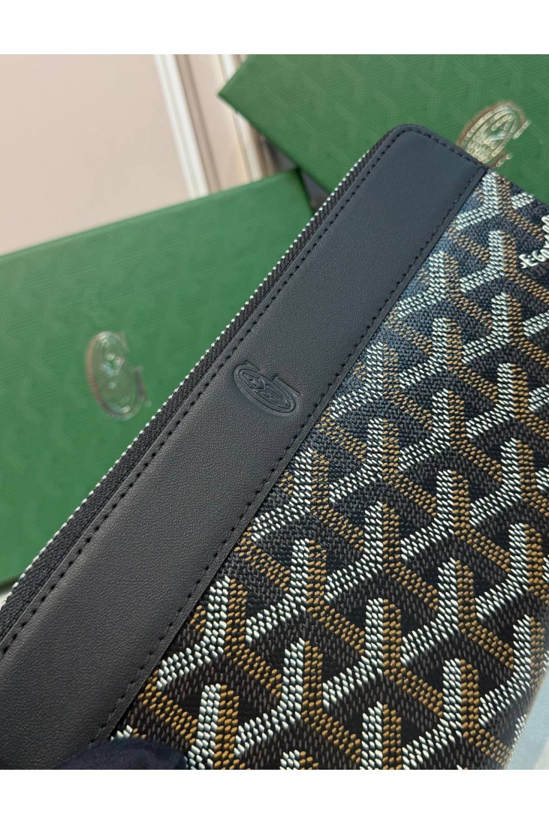 Designer Clothing Кожаное портмоне Goyard Matignon GM premium 20x11x2.3 см
