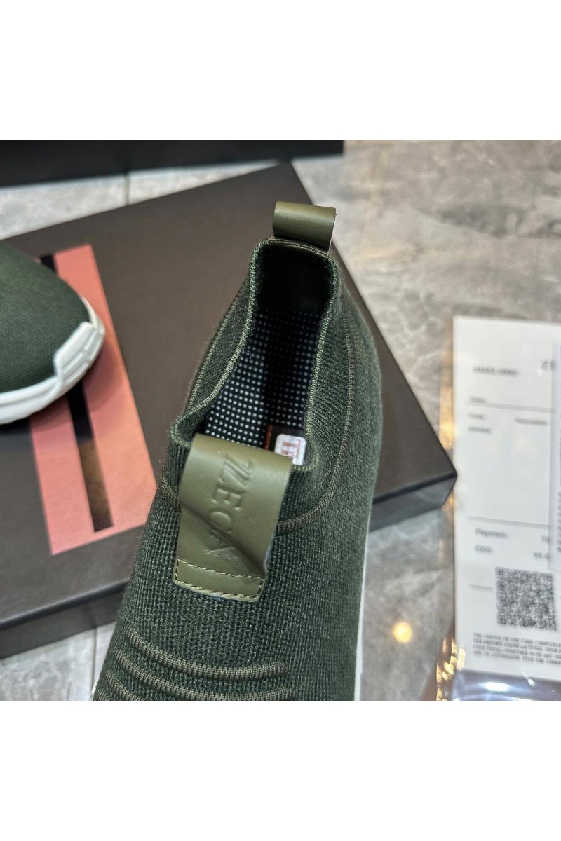 Zegna Мужские текстильные кроссовки