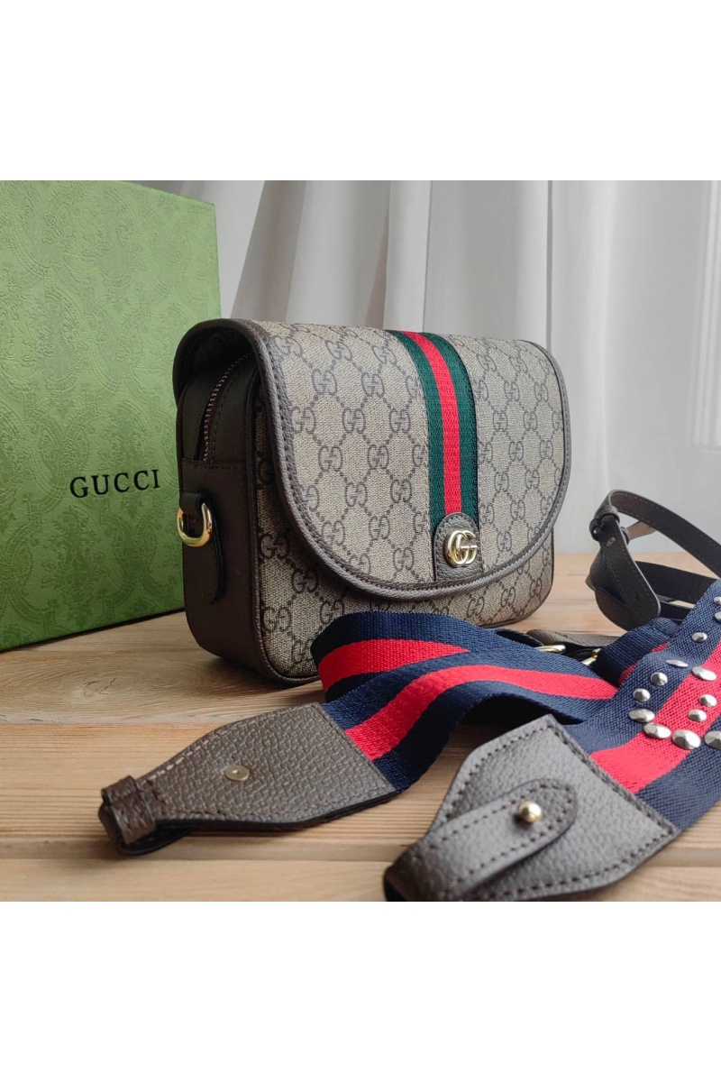 Gucci Женская сумка Ophidia GG mini 21x15 см