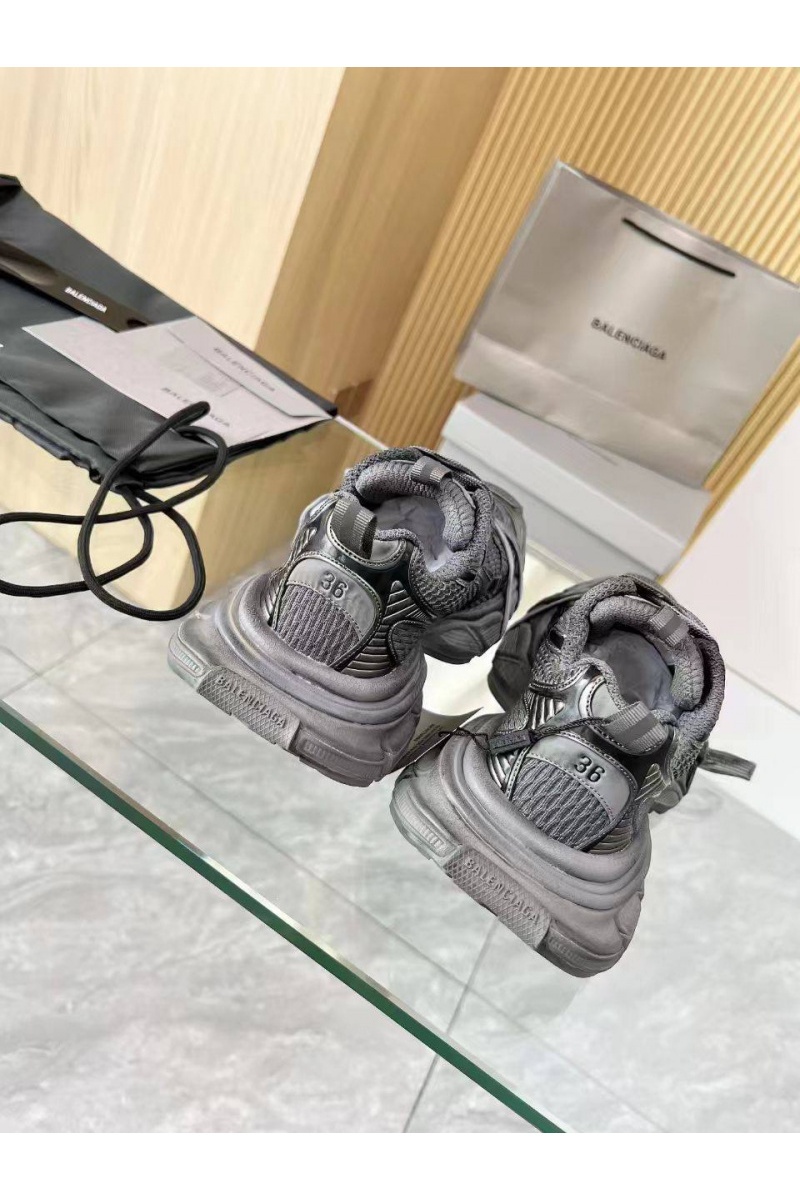 Balenciaga Женские кроссовки premium - Black