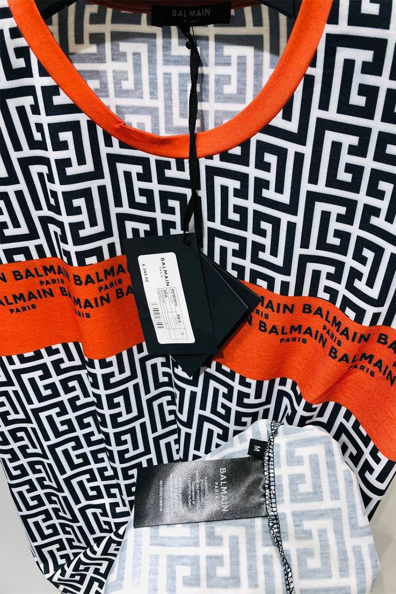 Balmain Мужская футболка monogram-print