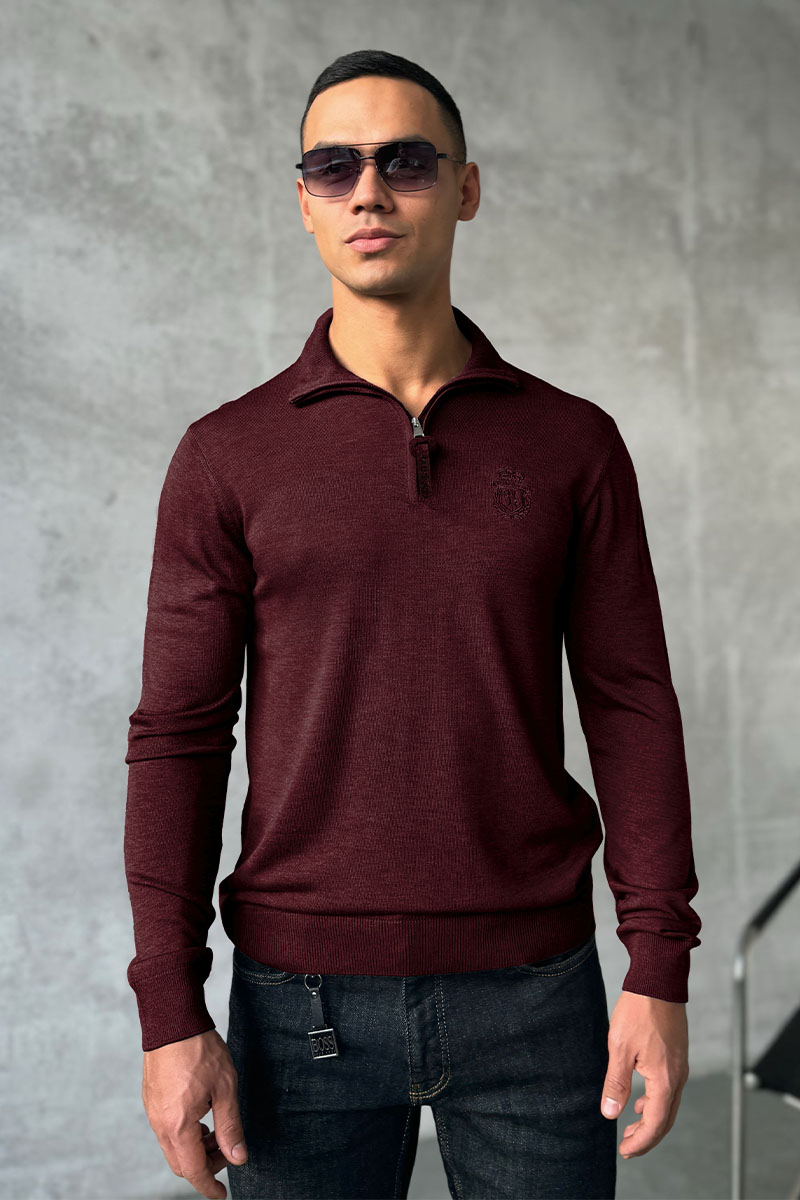 Billionaire Мужская кофта zip-up - Burgundy
