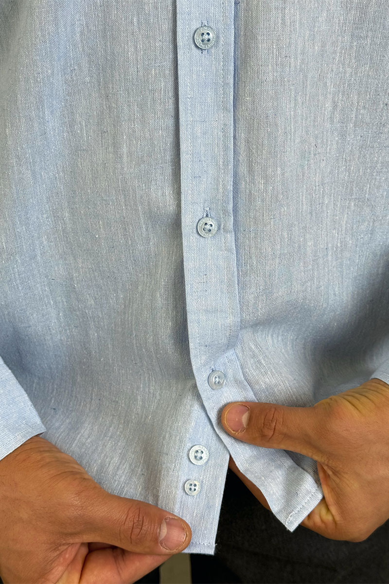 Polo Ralph Lauren Мужская рубашка голубого цвета