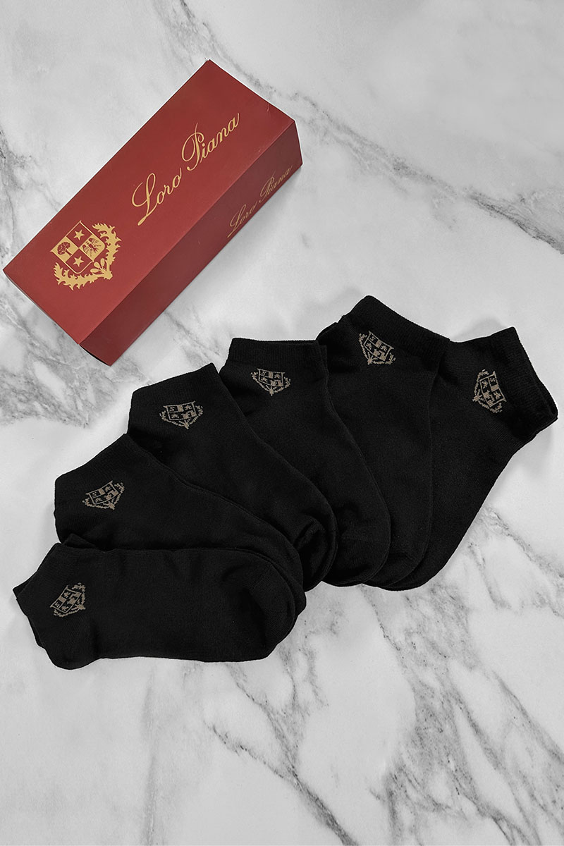 Loro Piana Комплект носков brown logo