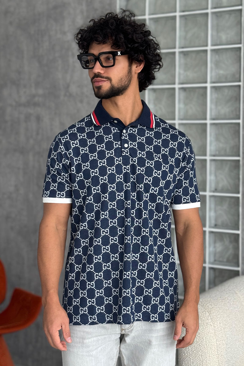 Gucci Мужское поло GG monogram