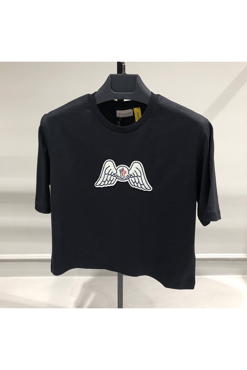 Moncler Женская оверсайз футболка 8 Palm Angels - Black