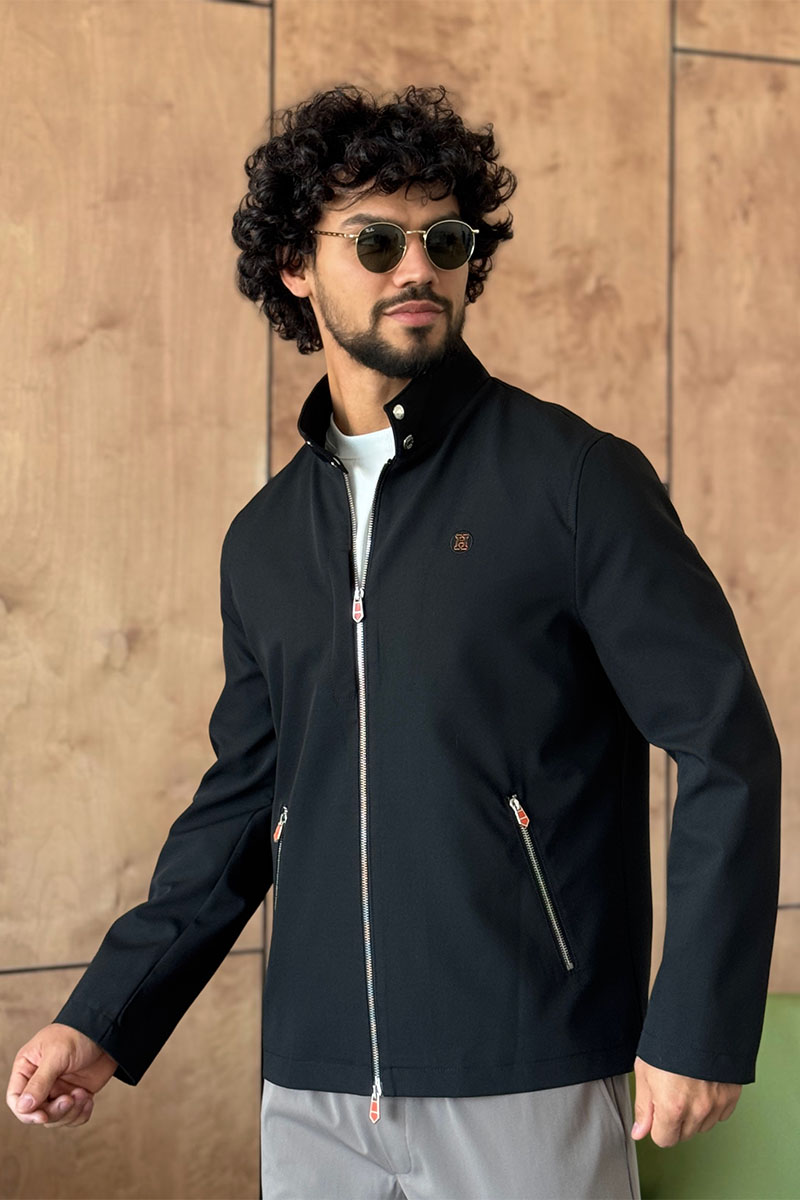 Hermes Мужская чёрная куртка 