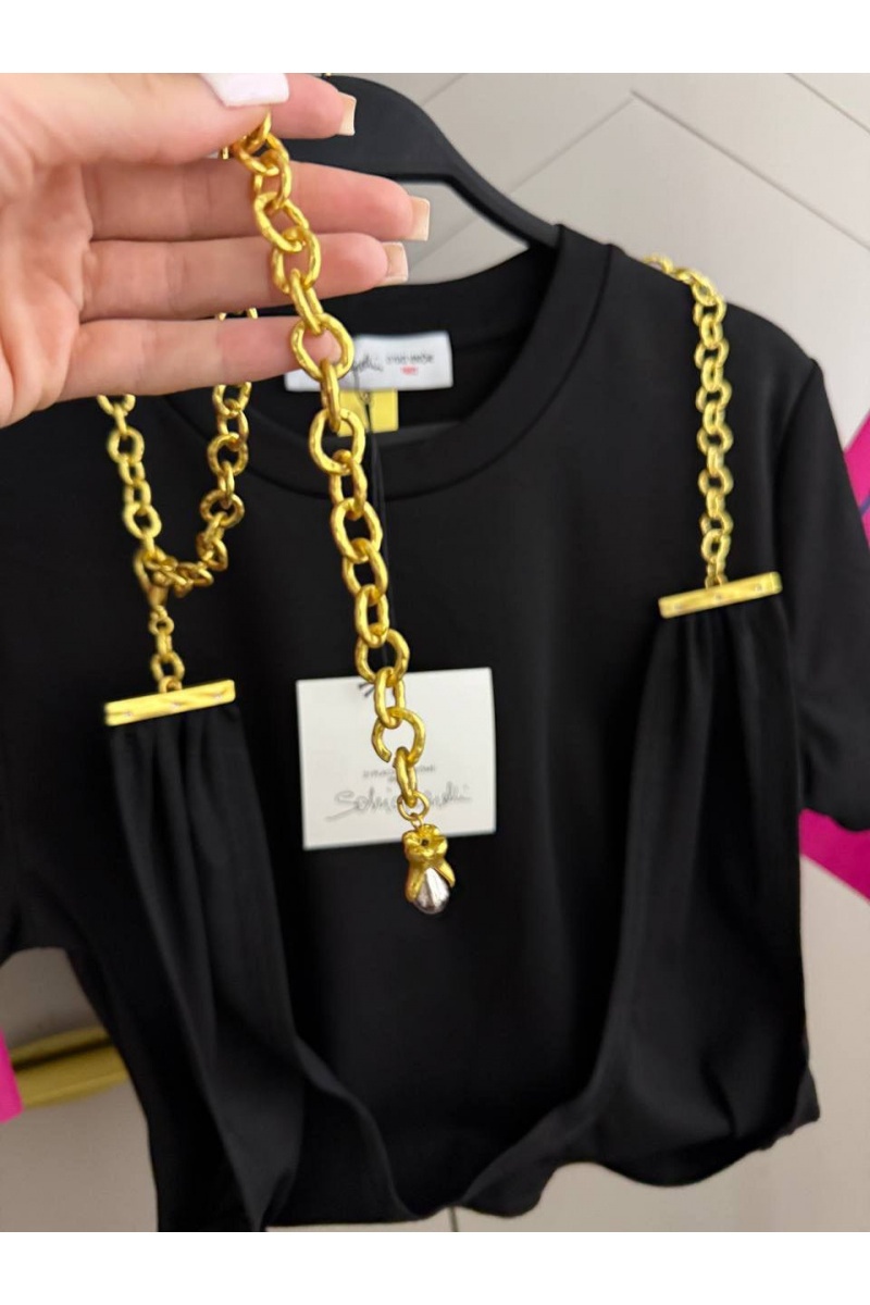 Schiaparelli Женская базовая футболка premium - Black