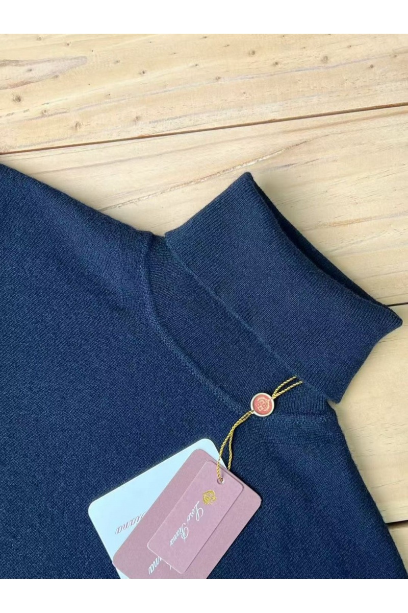 Loro Piana Мужская водолазка Premium - Black Blue