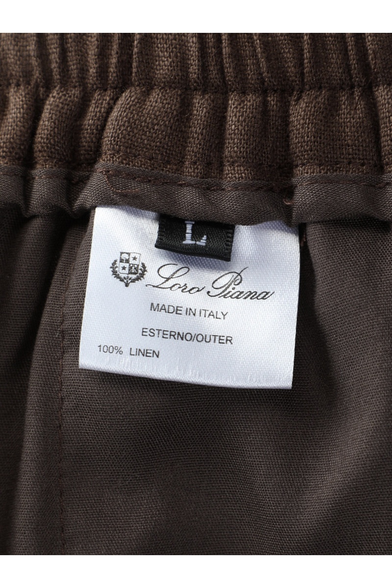 Loro Piana Льняной костюм коричневого цвета premium
