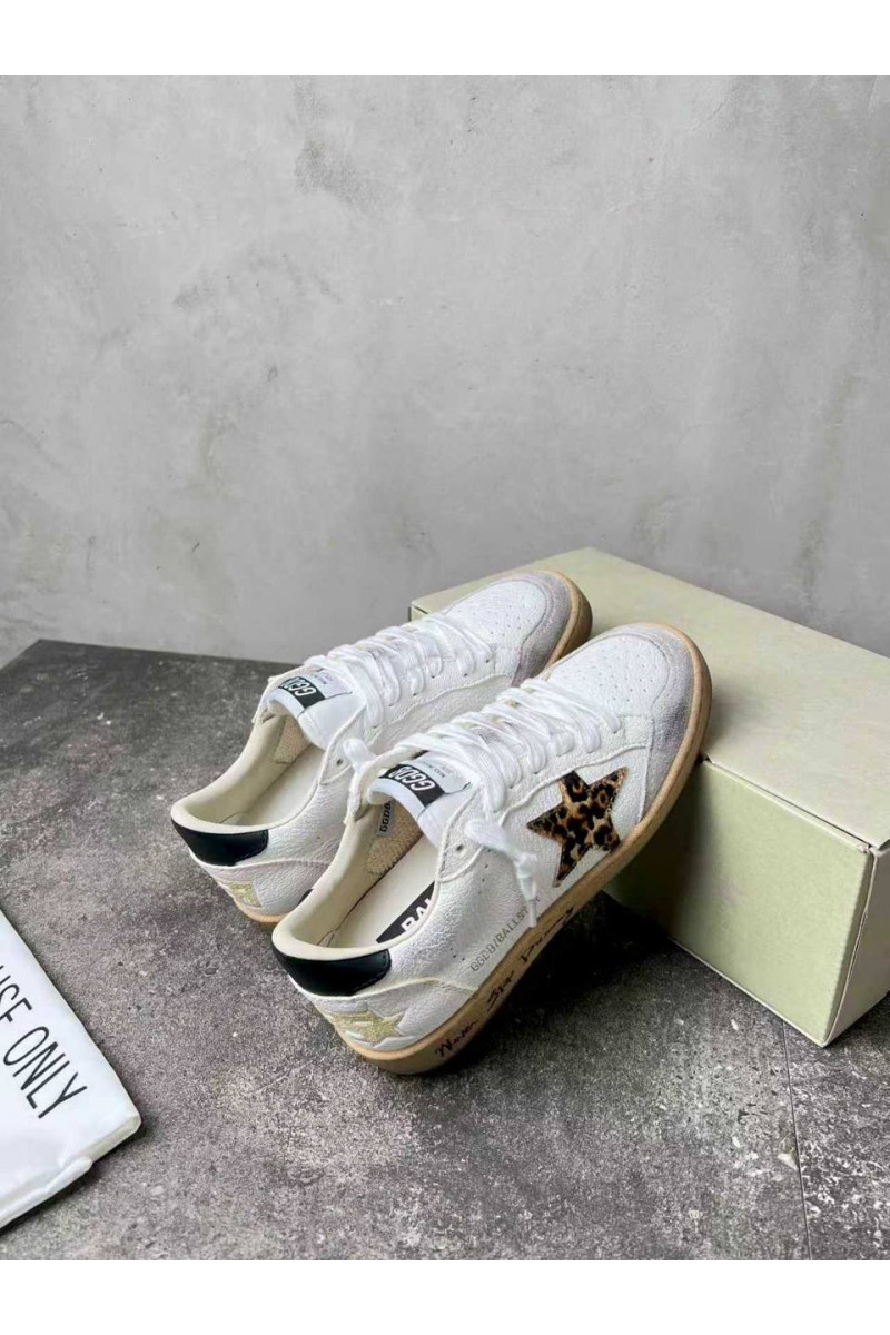 Designer Clothing Женские кожаные кроссовки Golden Goose Ball Star premium