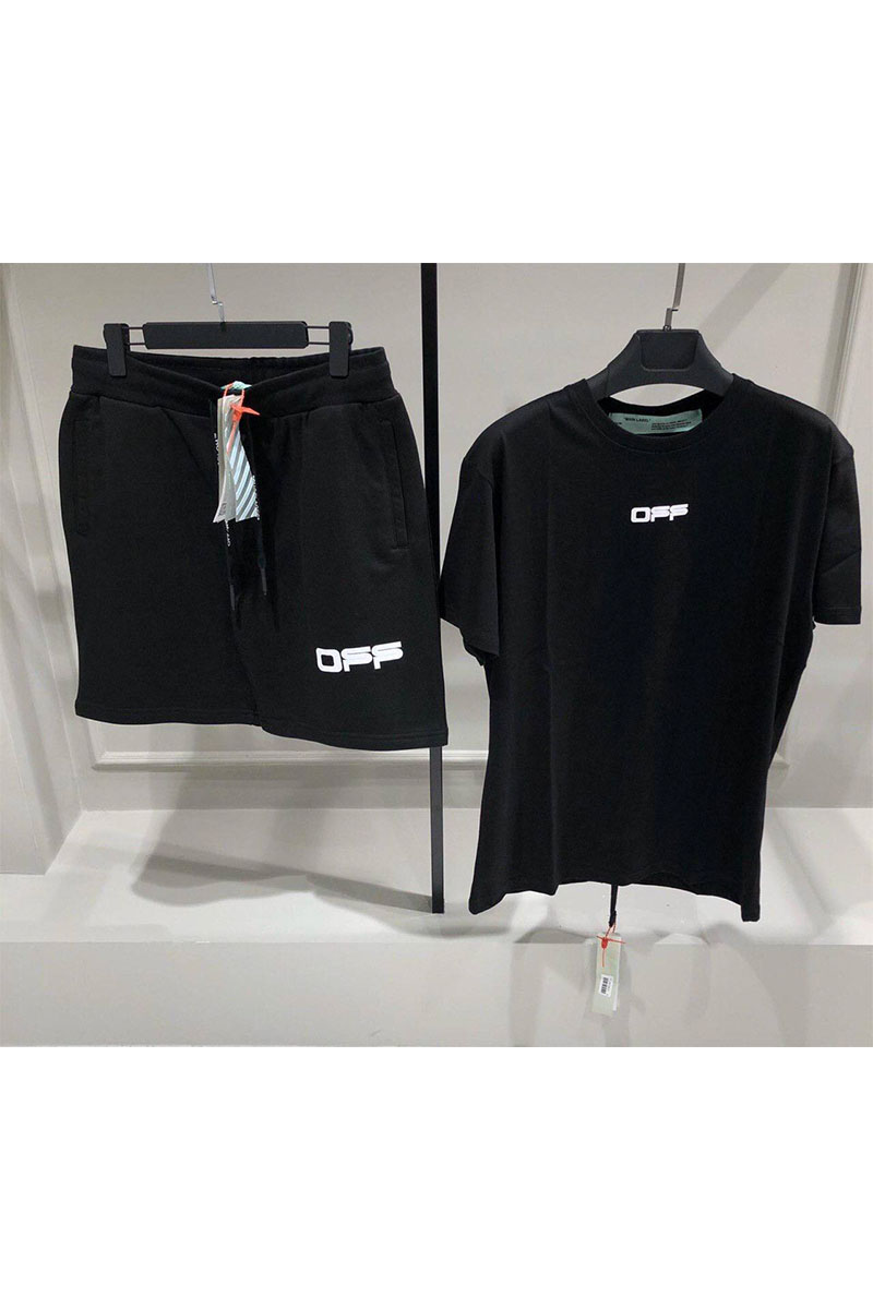 Off-White Чёрная оверсайз футболка "Cabin Baggage"