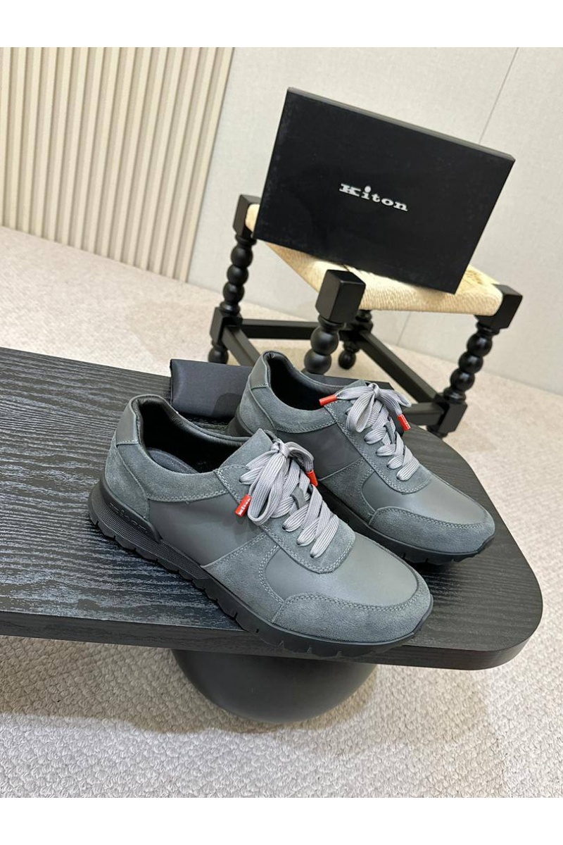 Kiton Мужские комбинированные кроссовки 