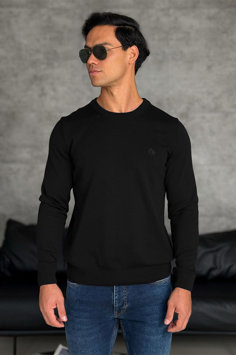 Loro Piana Мужской чёрный джемпер 