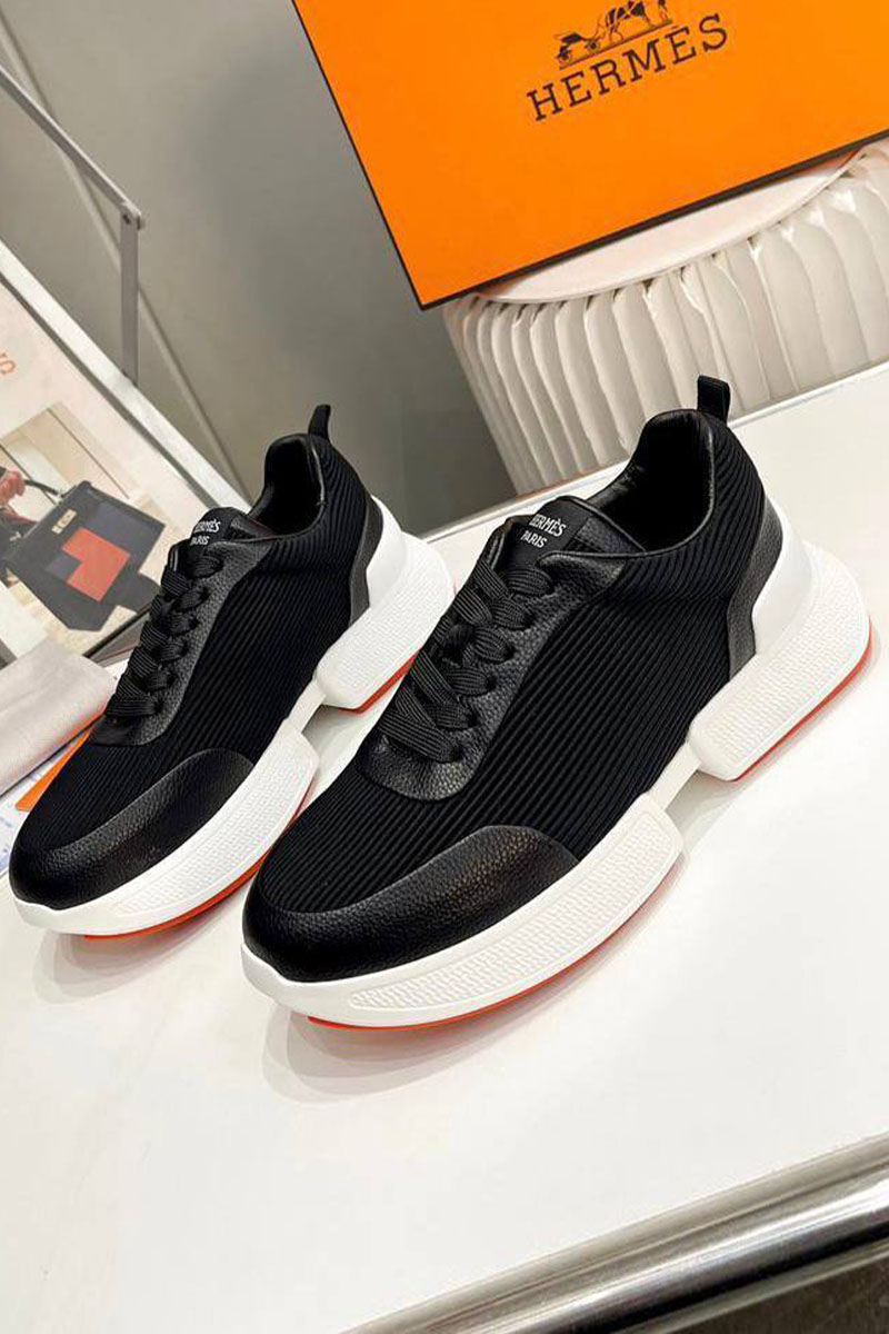 Hermes Мужские кроссовки Drift - Black / White